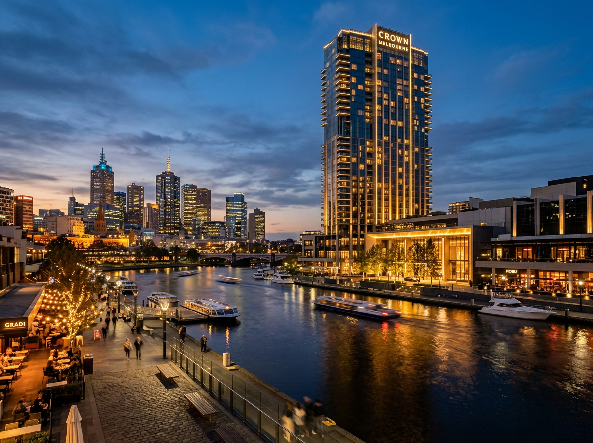 Crown Melbourne — Southbank luxury resort on the Yarra River