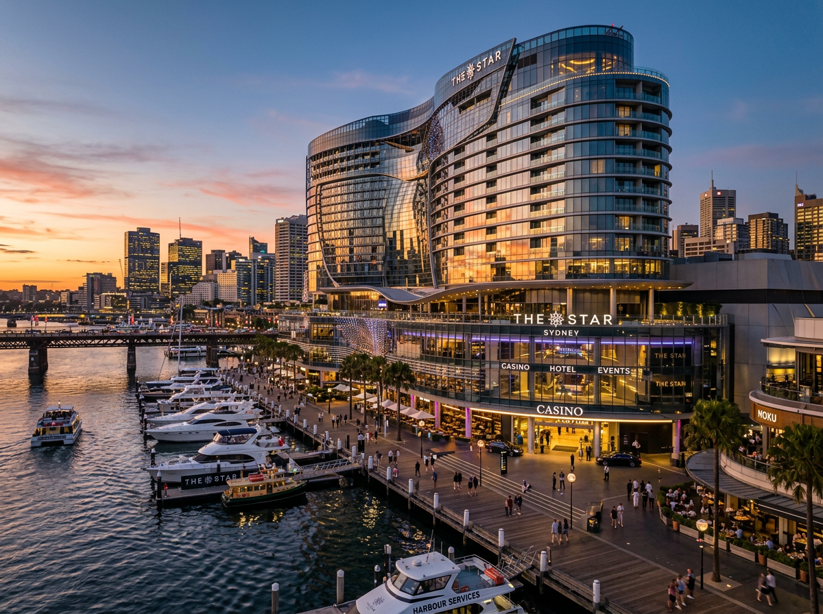 The Star Sydney — waterfront luxury resort on Pyrmont Bay