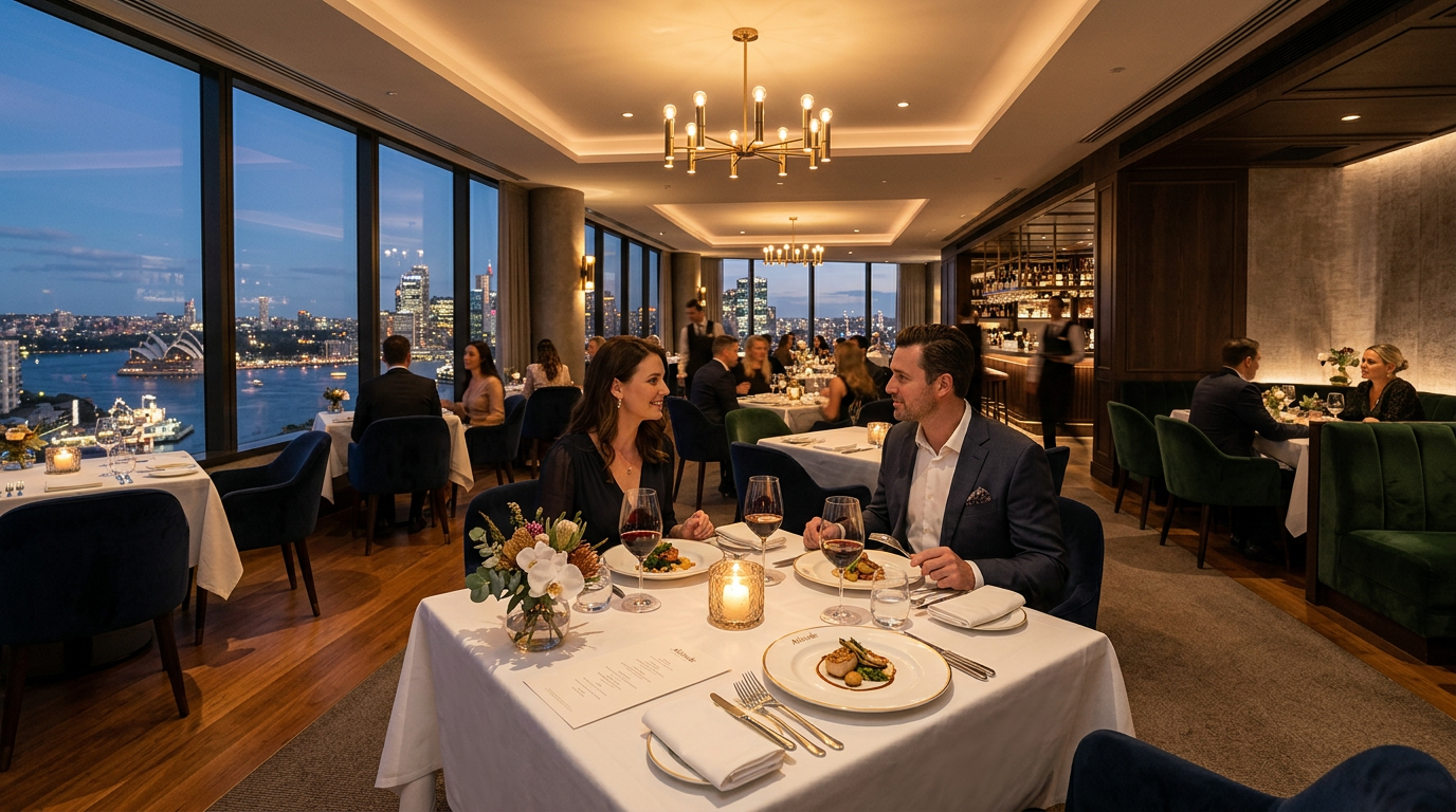 Award-winning fine dining restaurant at an Australian resort